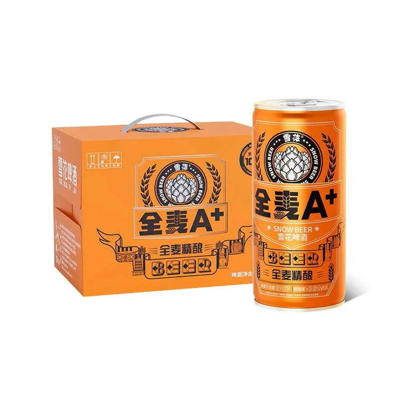 雪花全麦A+全麦精酿啤酒1L*6听