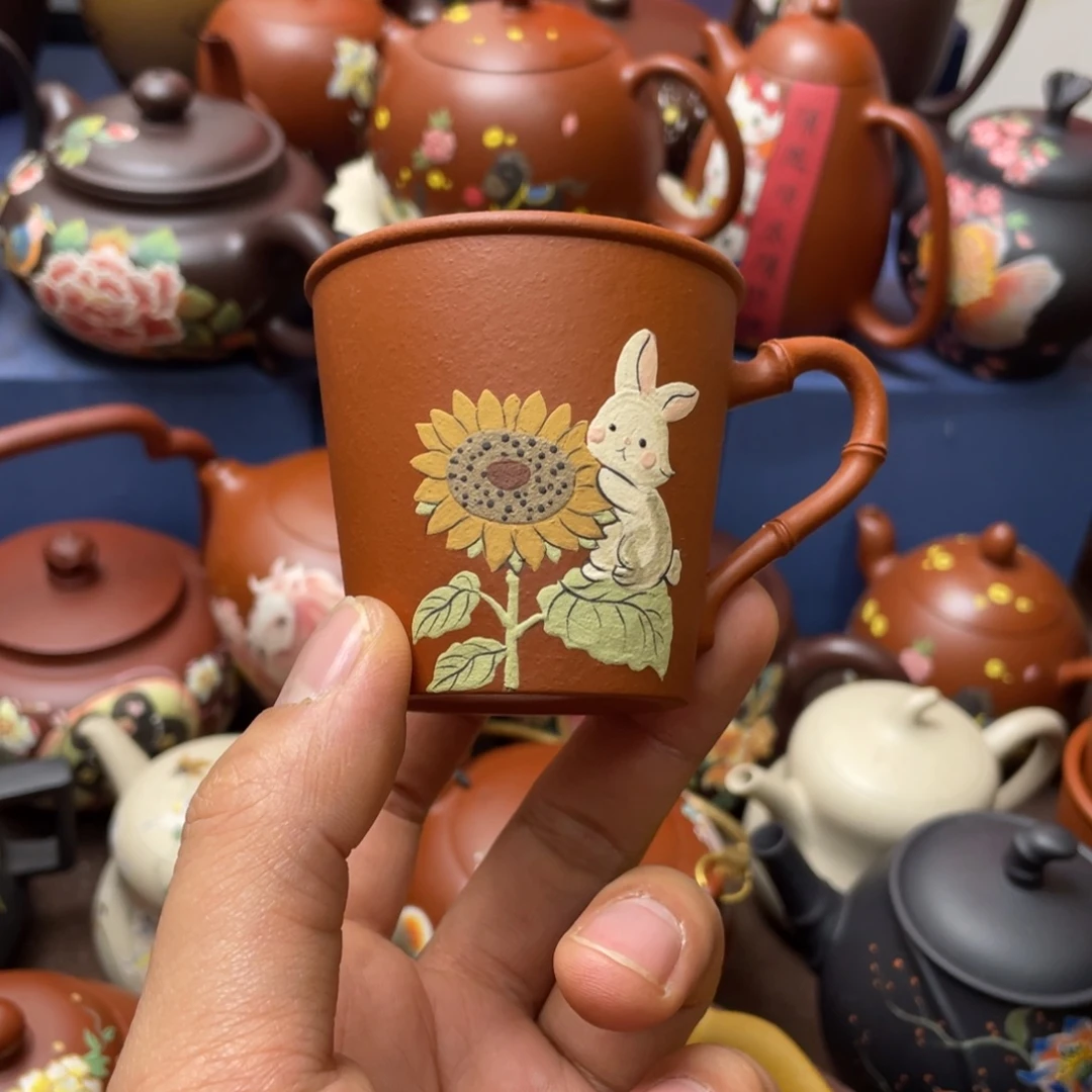 紫砂茶杯紫砂主人杯80cc