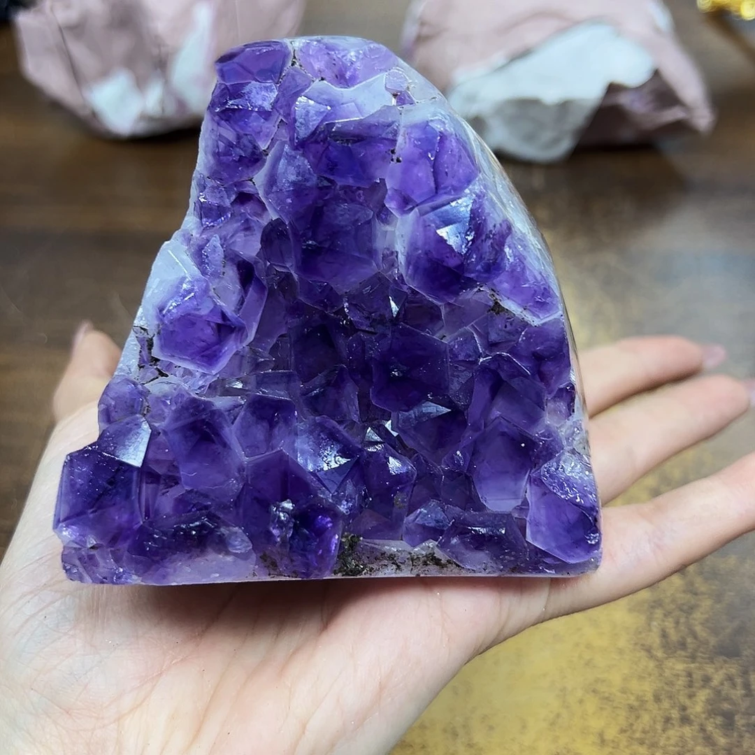 紫晶摆件未镶嵌晶体