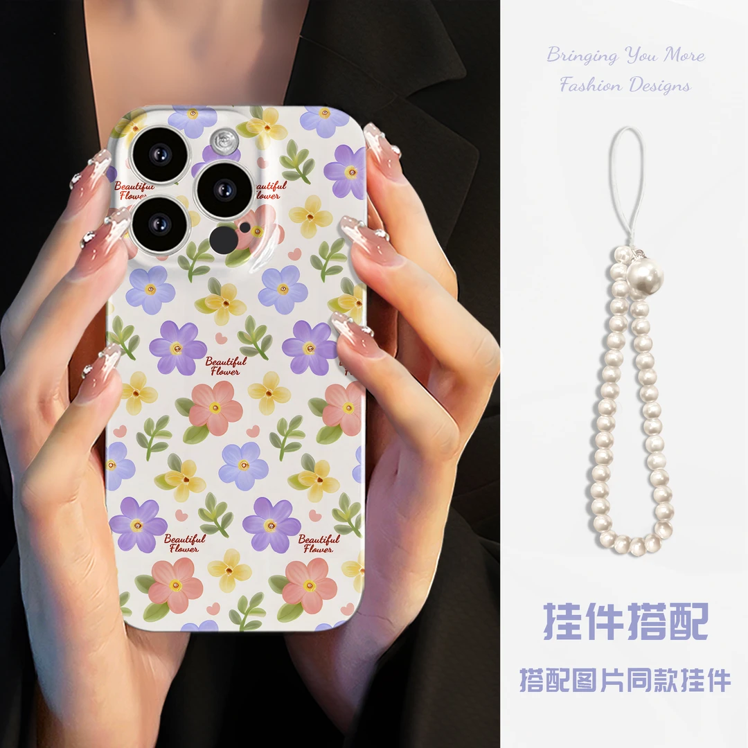 适用于苹果16华为OPPO小米VIVO高颜值百搭潮流软菲林手机壳GA0052