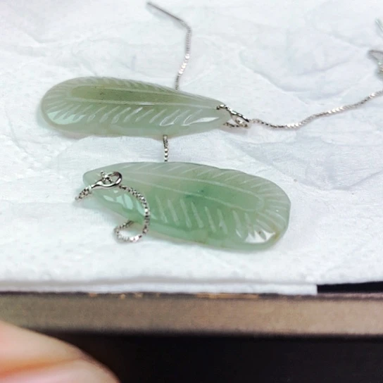 翡翠颈饰未镶嵌子*耳坠