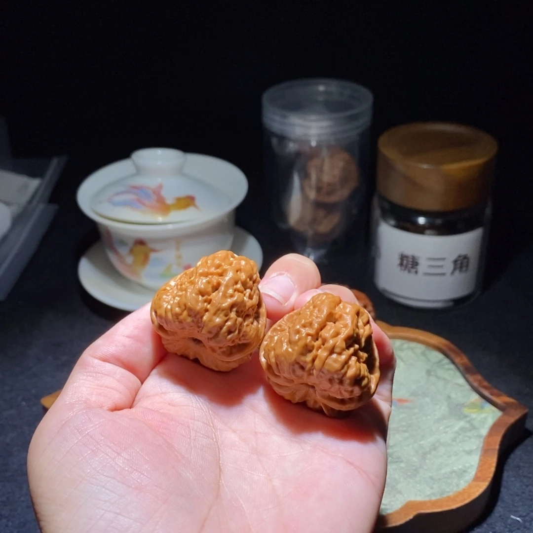 文玩核桃吊坠三角蛙33