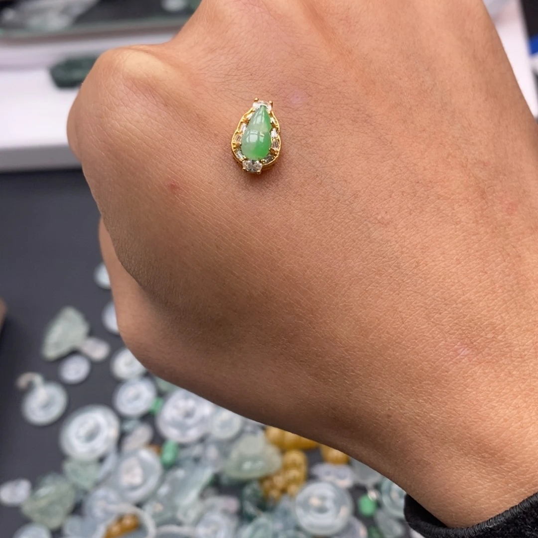 翡翠未镶嵌手链天然a货翡翠39