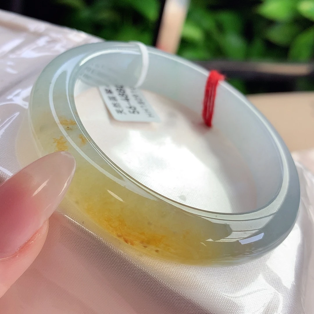 未镶嵌手镯翡翠天然A货翡翠56-57向日葵 向阳而生3号