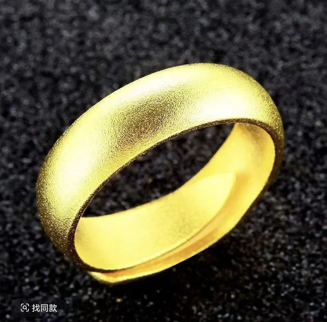 合金戒指 孟加拉赤金提炼手工改款精工【典活口素圈戒指饰品指环】