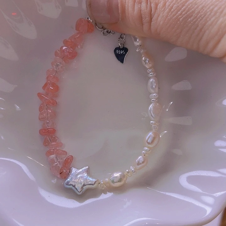 淡水珍珠手绳合金