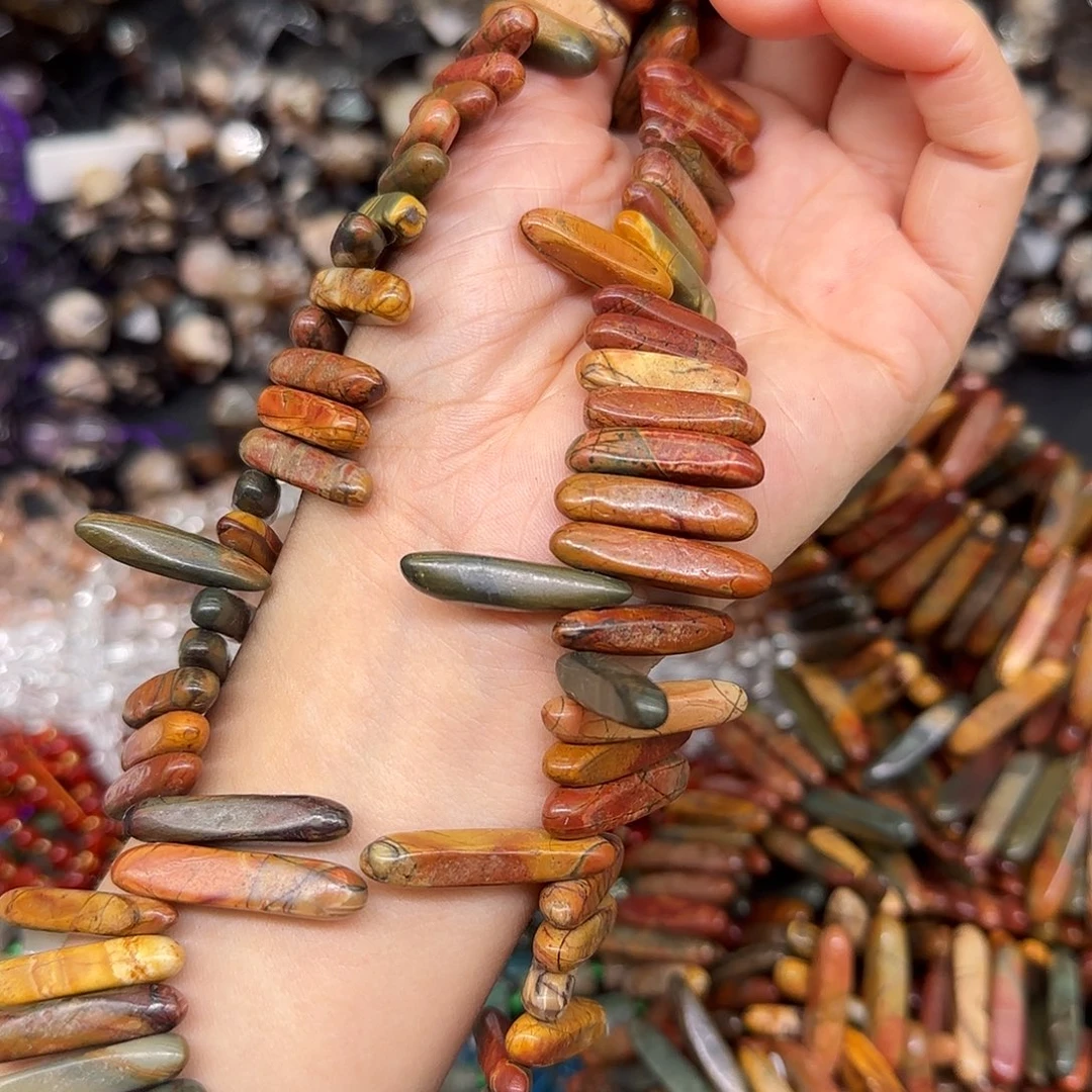 玛瑙/玉髓合金珠宝半成品毕加索卡子一条