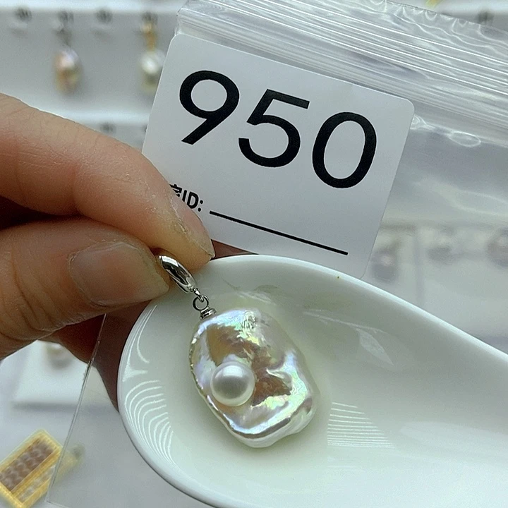 淡水珍珠颈饰银S925镶嵌