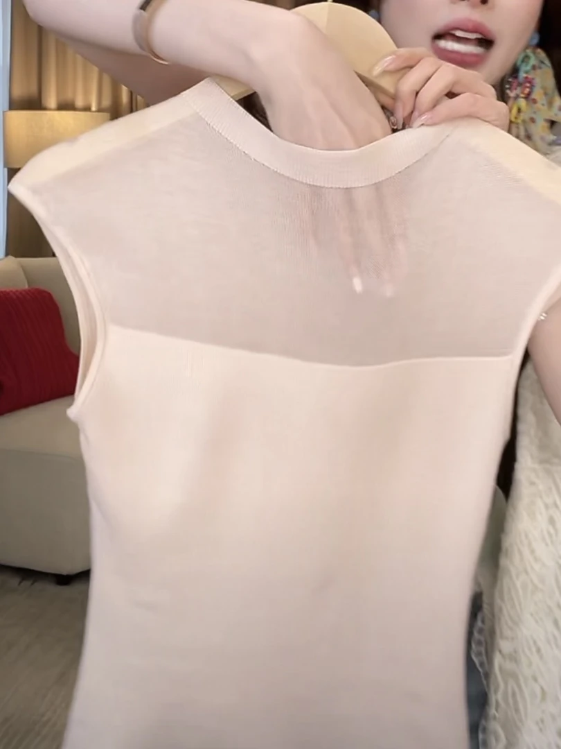 【月之缪斯】文文私服 夏季时尚气质百搭显瘦通勤针织衫WWC5ZZS0270