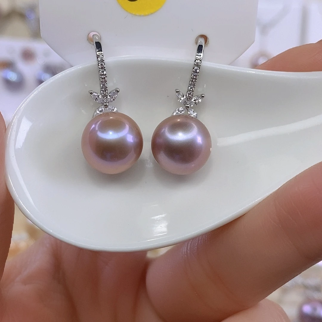 未镶嵌耳饰淡水珍珠F