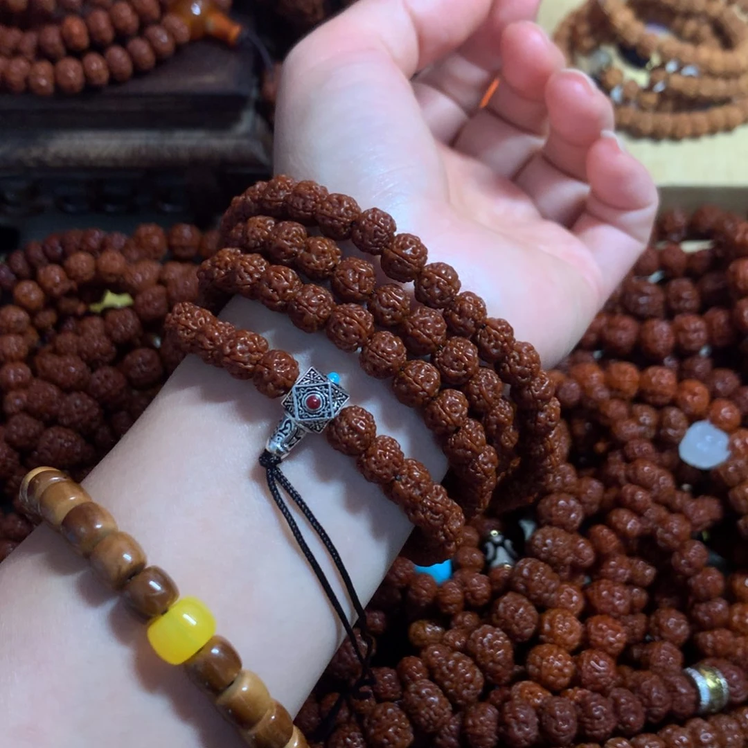 金刚菩提吊坠小金刚菩提108颗包浆