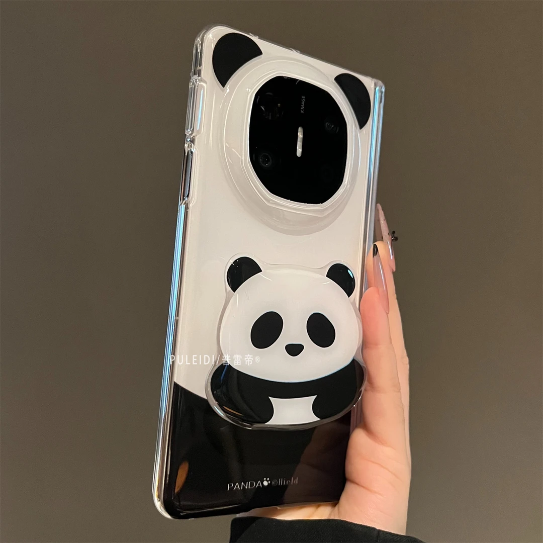 熊猫支架适用华为MateX6典藏版折叠屏手机壳高档MateX5中轴全包X3