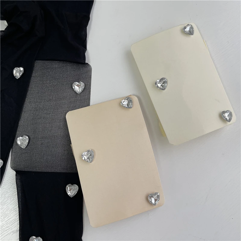 小众手工爱心满钻丝袜女带钻烫连裤袜子天鹅绒任意剪防勾丝袜