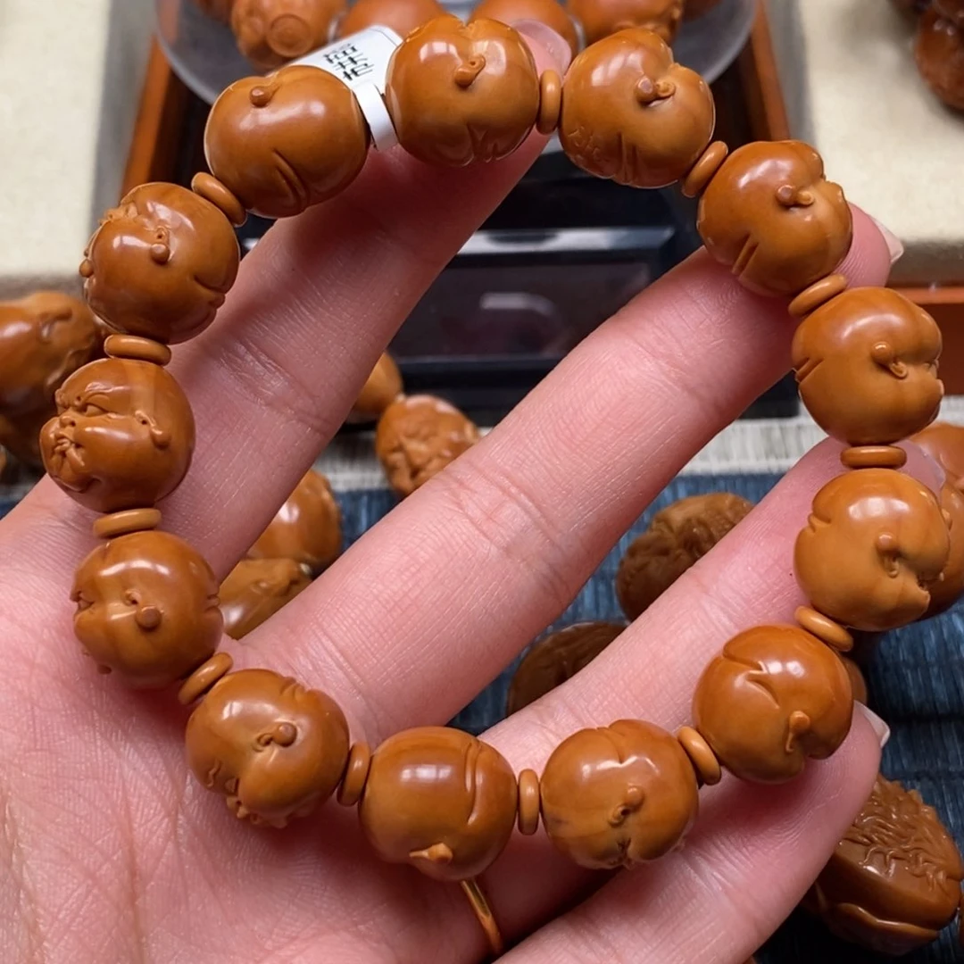 橄榄核手串/手链薄****懒百态，1.5