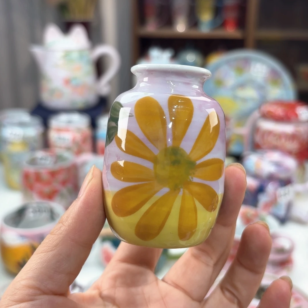 景德镇手绘高温釉下彩陶瓷茶具