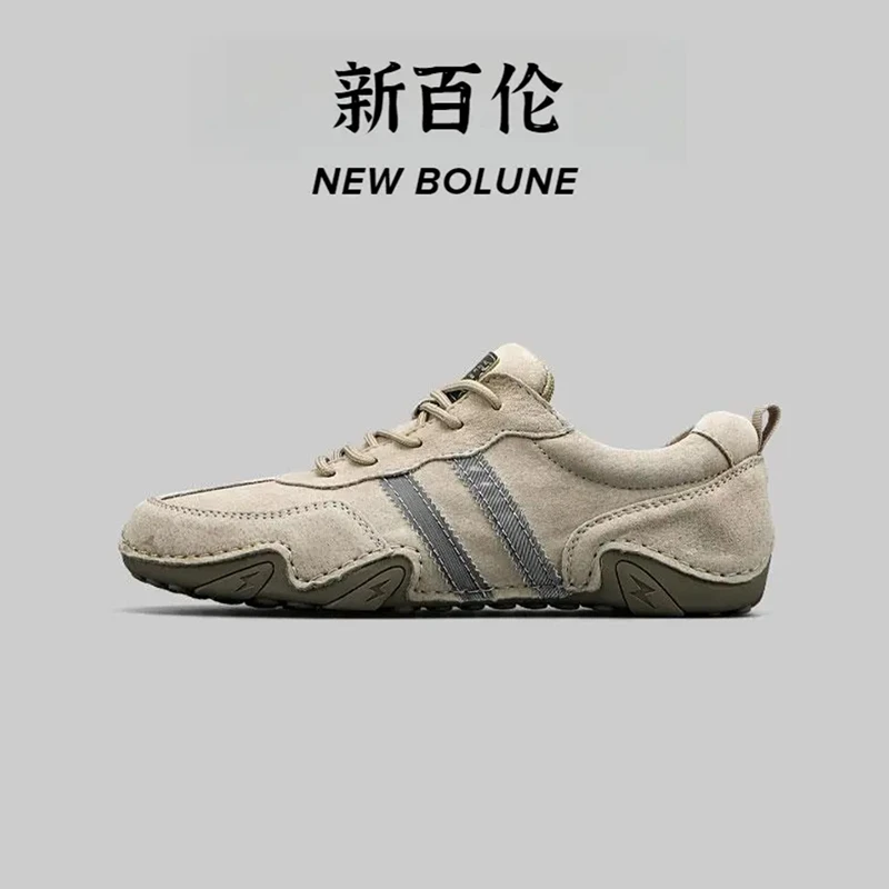 NEW BOLUNE/新百伦男鞋秋季透气男士阿甘鞋复古百搭运动休闲板鞋
