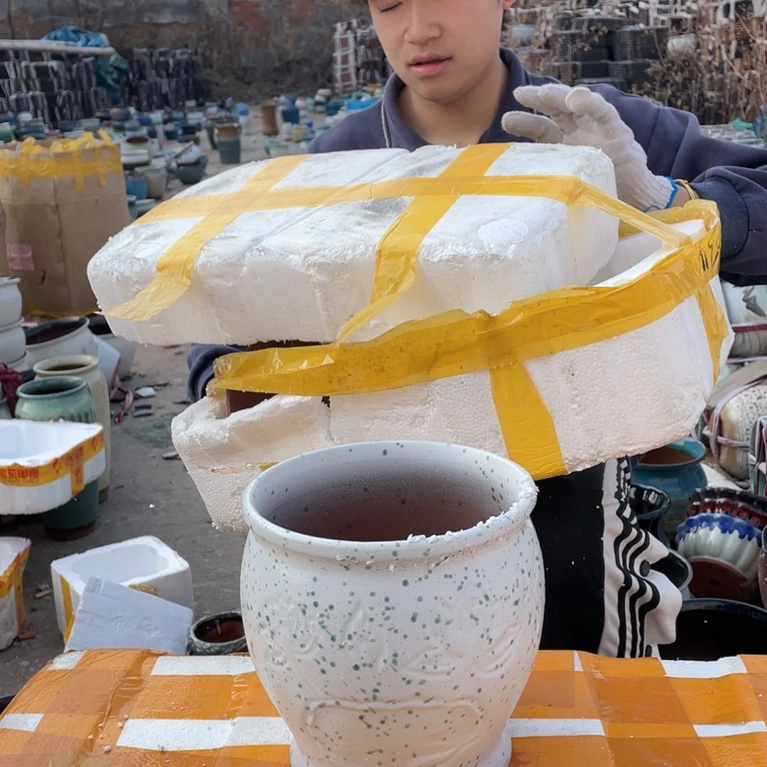 红陶宜兴紫砂花盆