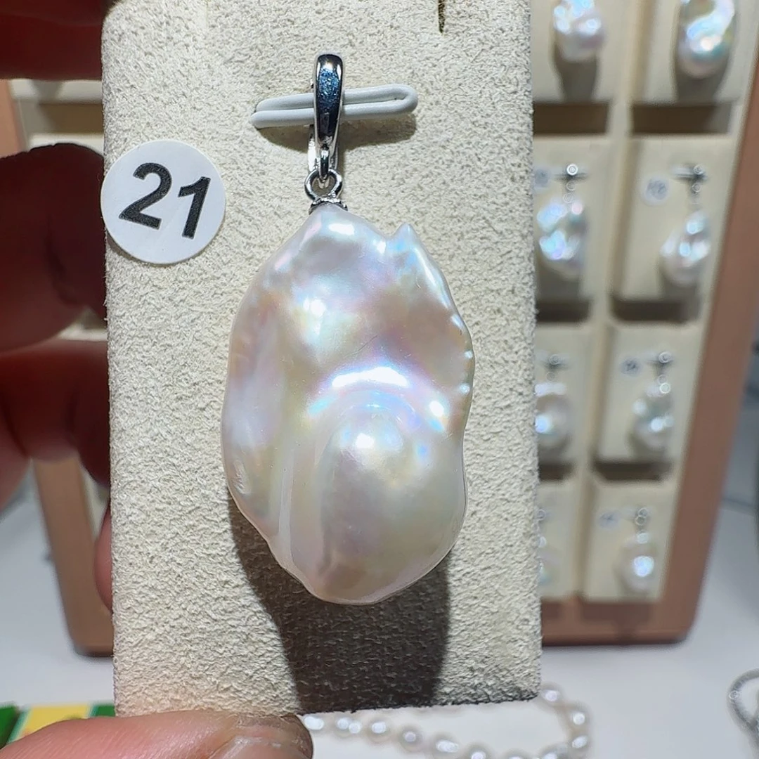 合金淡水珍珠颈饰