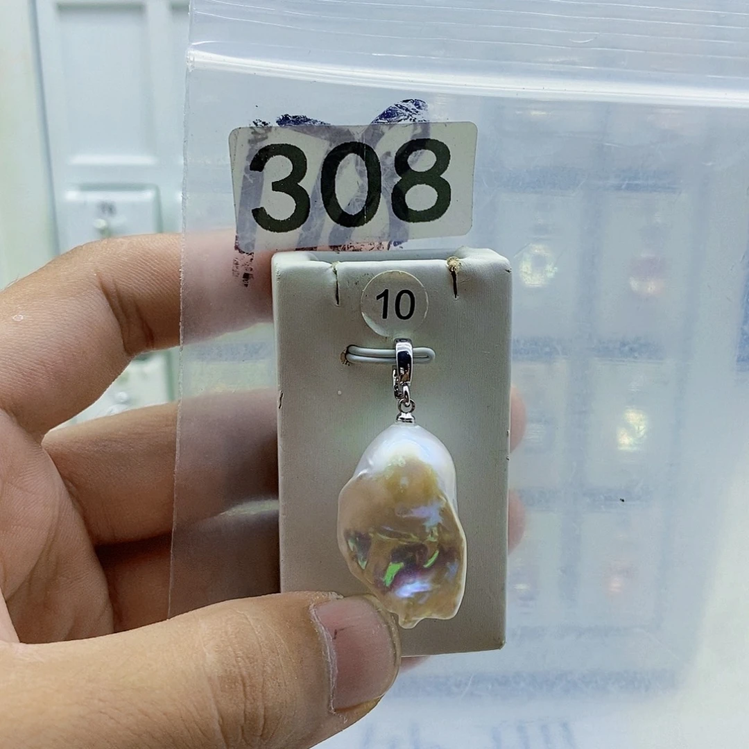 颈饰合金淡水珍珠