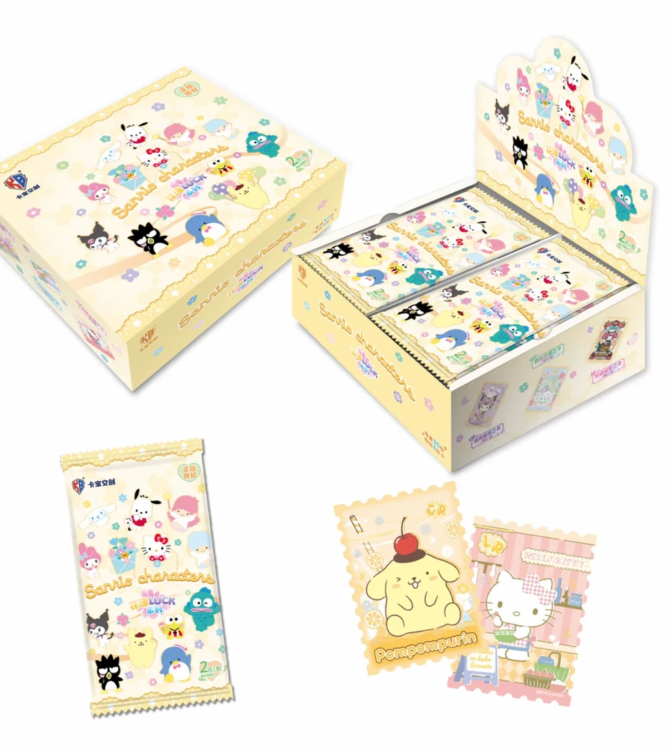 清清【玩法合集】卡宝三丽鸥家族花漾系列六弹V2包收藏盲盒(代拆)