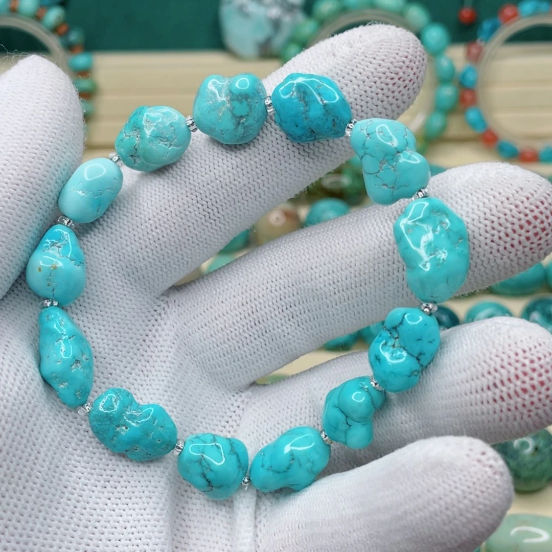 未镶嵌绿松石珠宝奇石