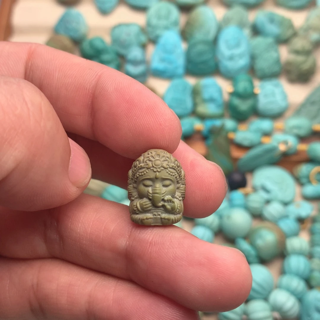 C***²绿松石未镶嵌吊坠(不含链)