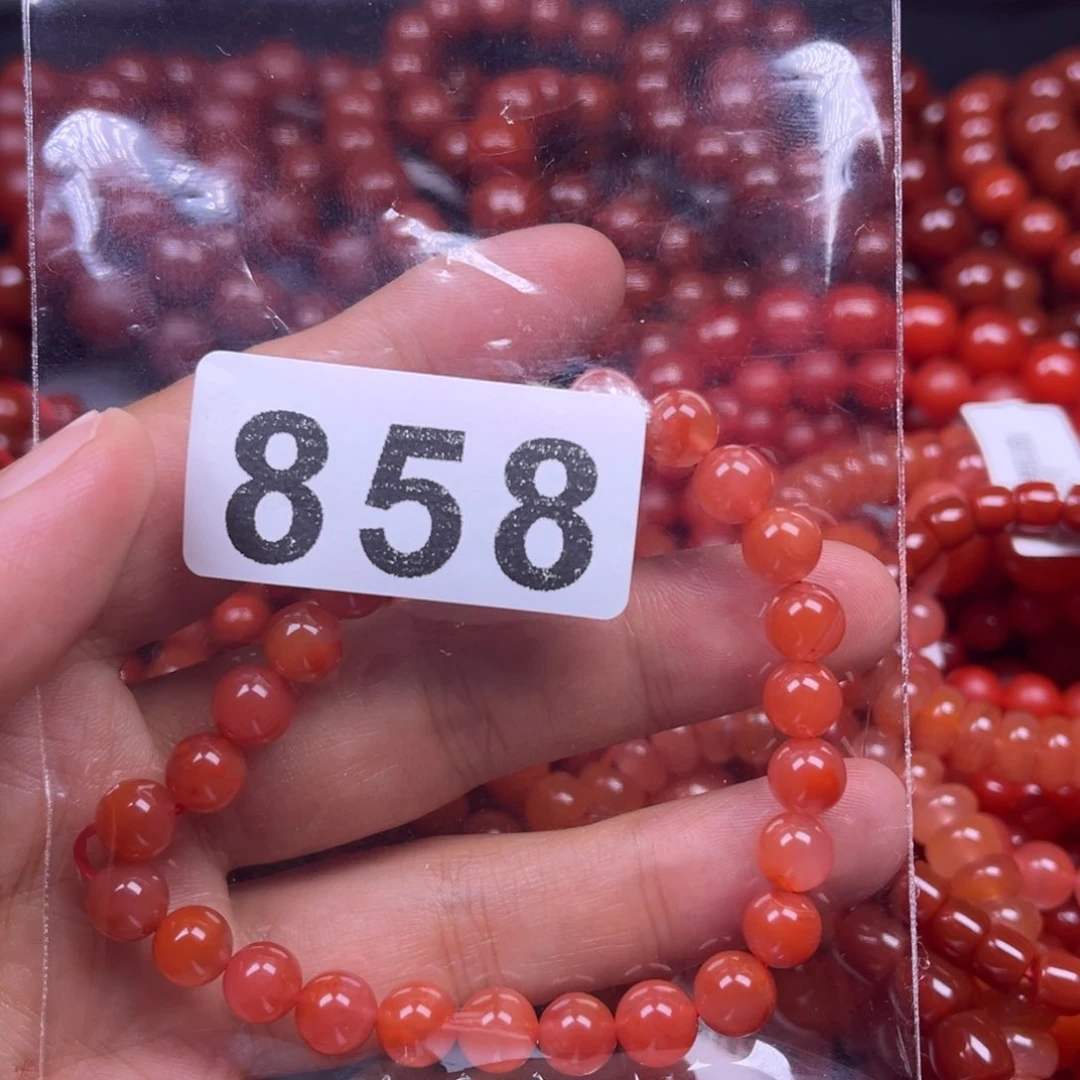 小***研手链未镶嵌南红玛瑙