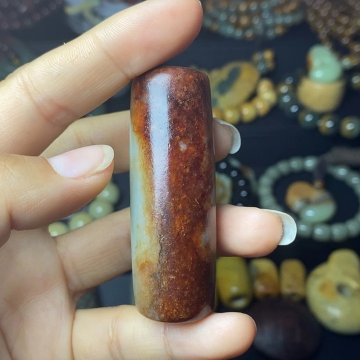岫岩河磨玉（透闪石质玉）未镶嵌颈饰