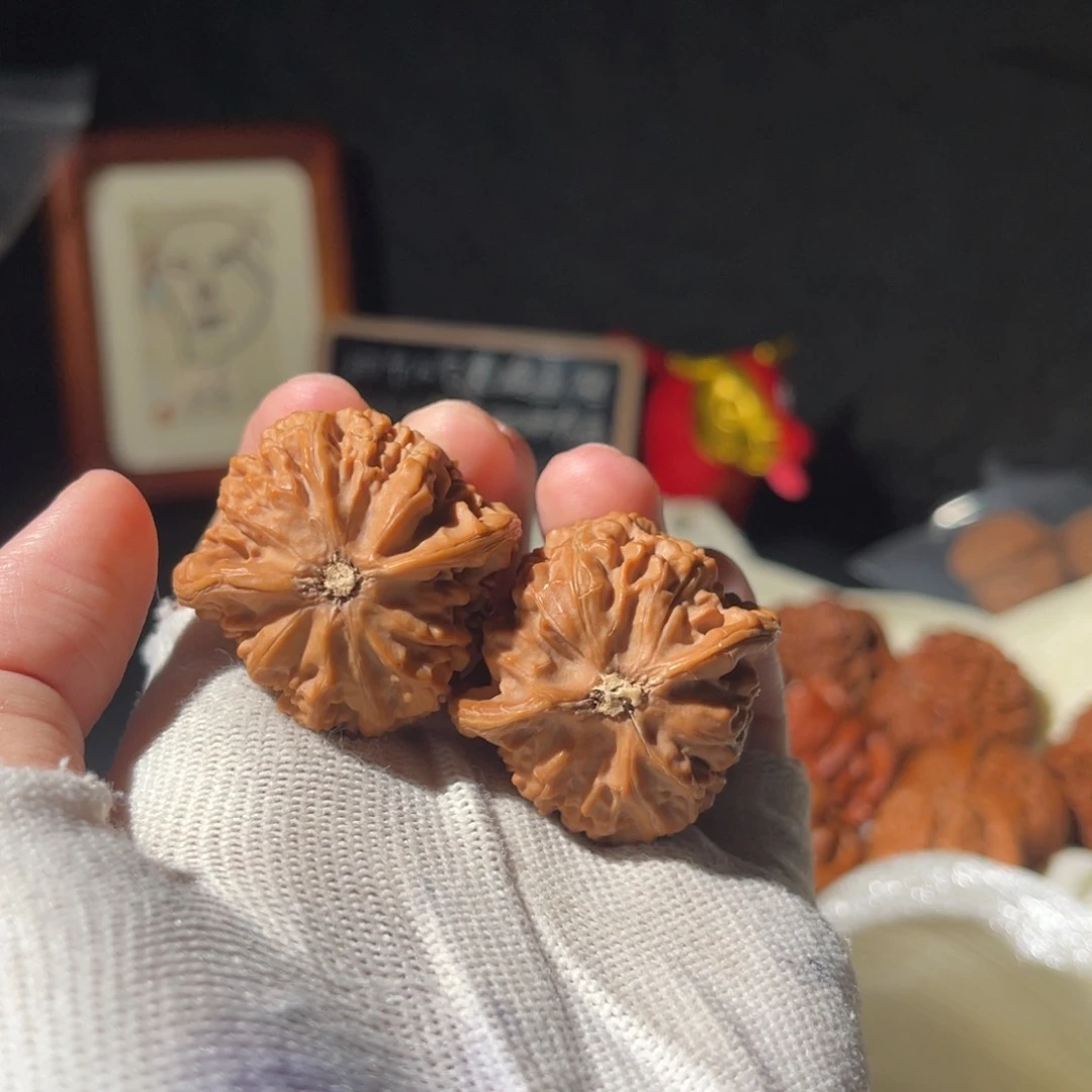 文玩核桃把件34 老登儿全品，不面试