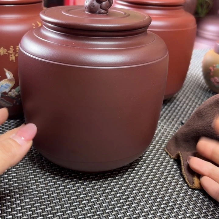 紫砂茶叶罐中高端紫砂茶叶罐
