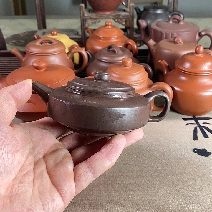 茶壶段泥紫砂的微瑕