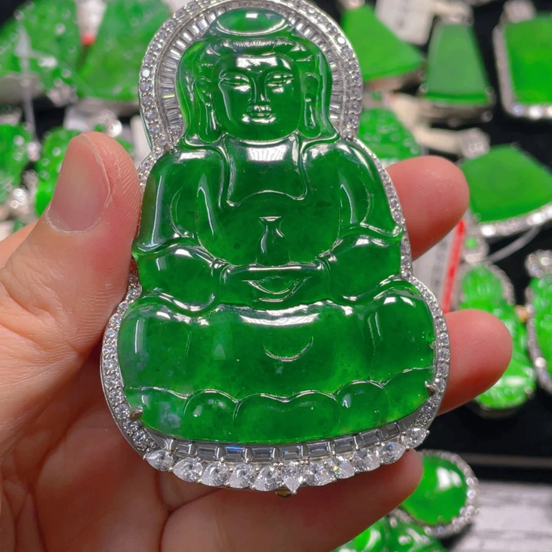 博***吧吊坠(不含链)未镶嵌翡翠