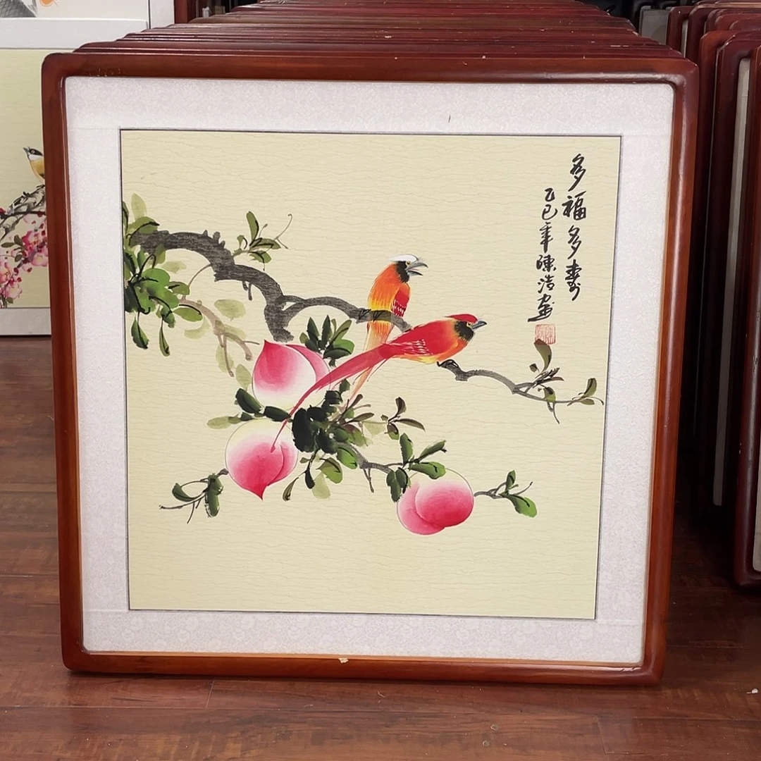 国画带框尺寸63*63厘米