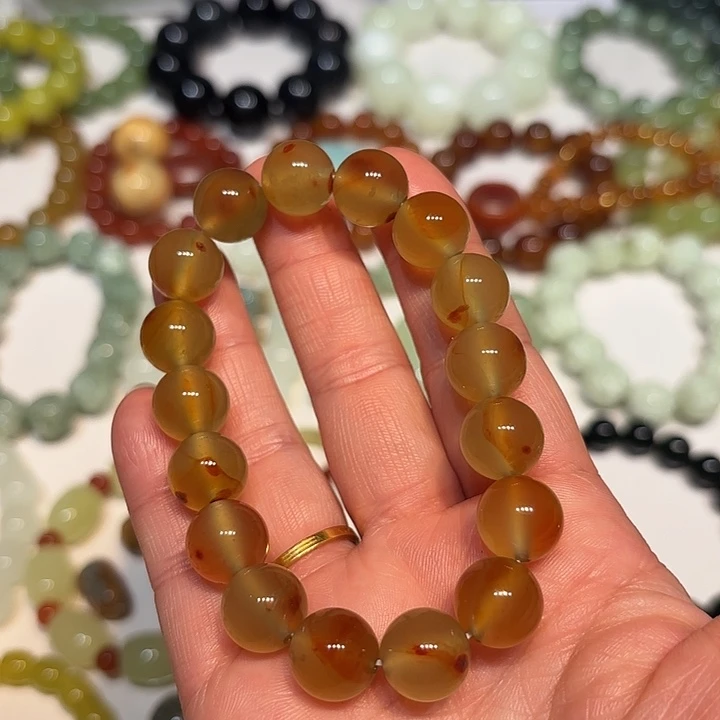 蛇纹石玉未镶嵌手串