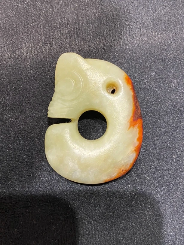 河磨奇石猪龙型件