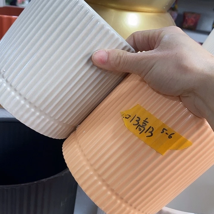 陶盆有孔 瑕疵针孔漏釉介意勿拍外口 13外高13
