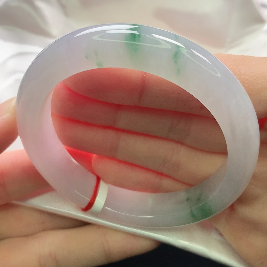 翡翠未镶嵌手镯缅甸5354