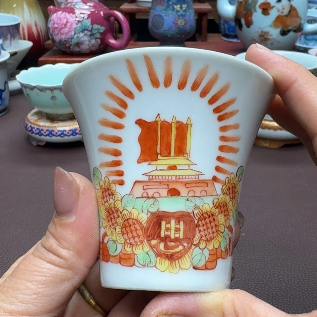 瓷片景德镇仿古手工制作精品展示