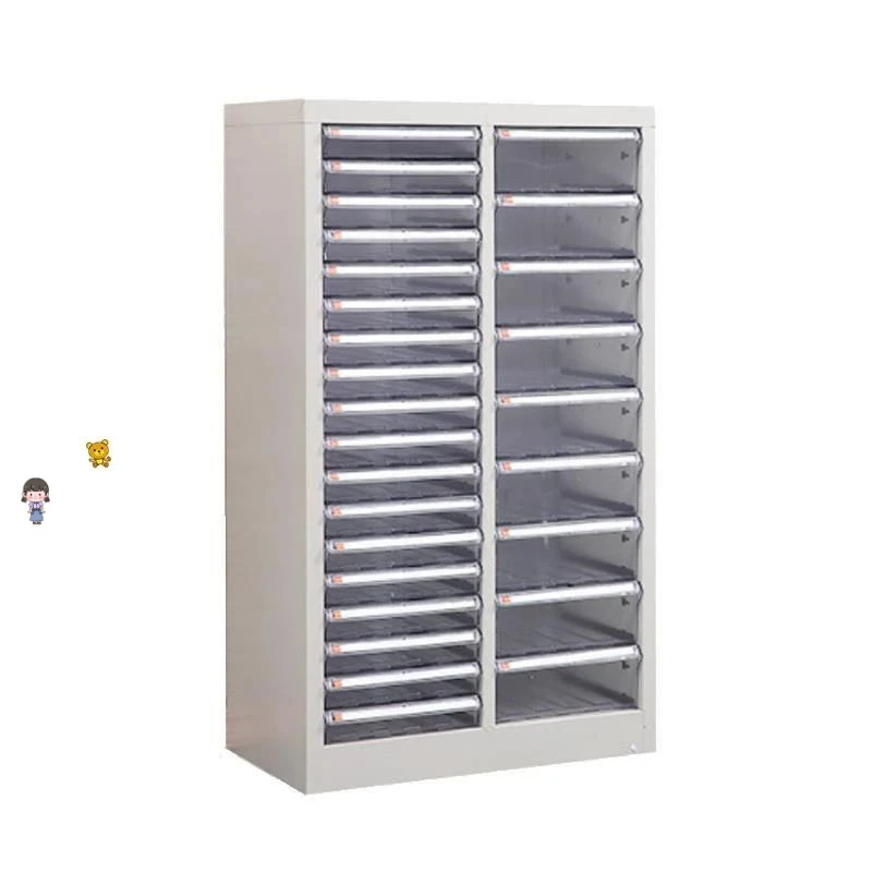 化妆品收纳盒收纳置物架抽屉式多层防尘文件柜放桌面美甲储物柜子