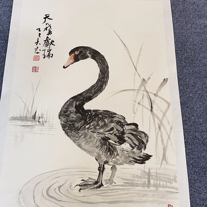 国画纯手绘写意画作45*68