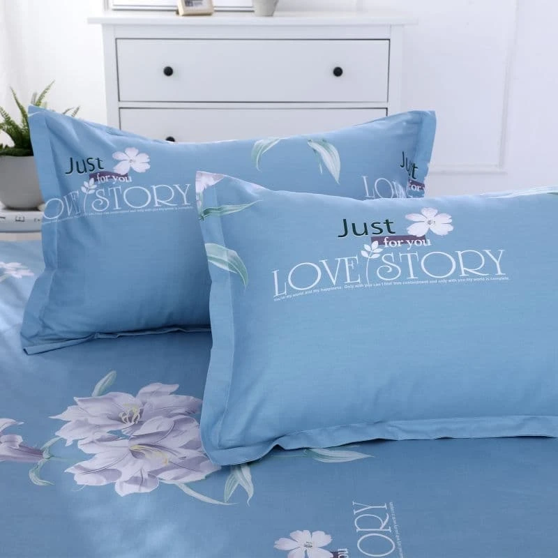 全棉纯棉枕套一对装家用简约风枕头套48*74cm枕头罩枕芯套成人