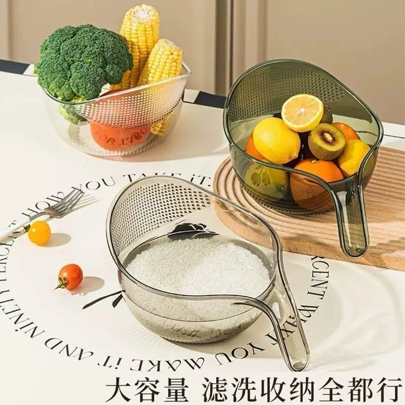 家用细孔沥水淘米勺神器多用途