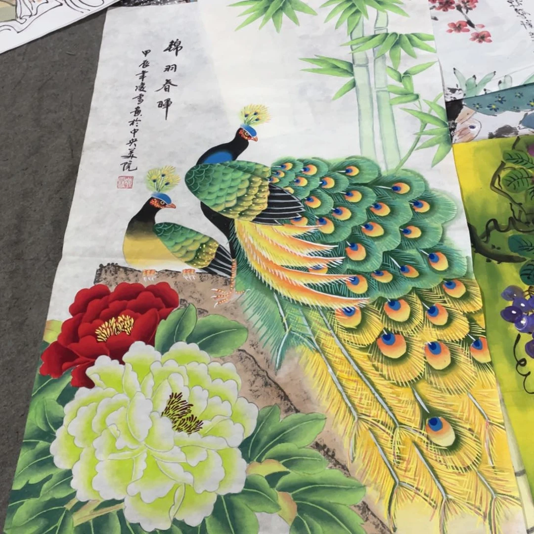 国画国画作品画画一个作品