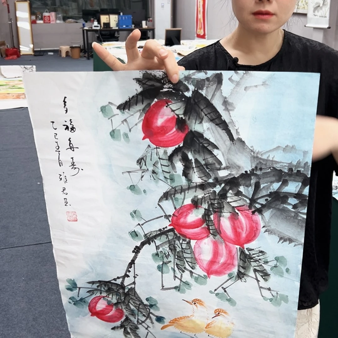 国画宣纸国画纯手绘作品