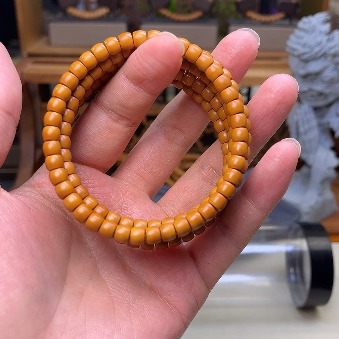 手串/手链橄榄核【听松文玩】sss级工艺精品橄榄核尖单圈6.0