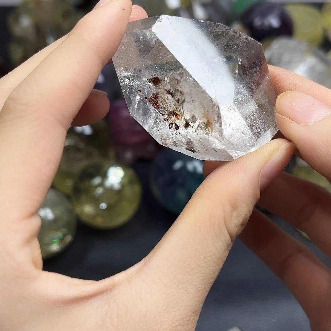珠宝半成品紫晶未镶嵌378水晶石