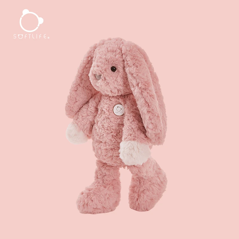 softlife毛绒玩具兔子安抚布娃娃睡公仔睡觉生日礼物送女生