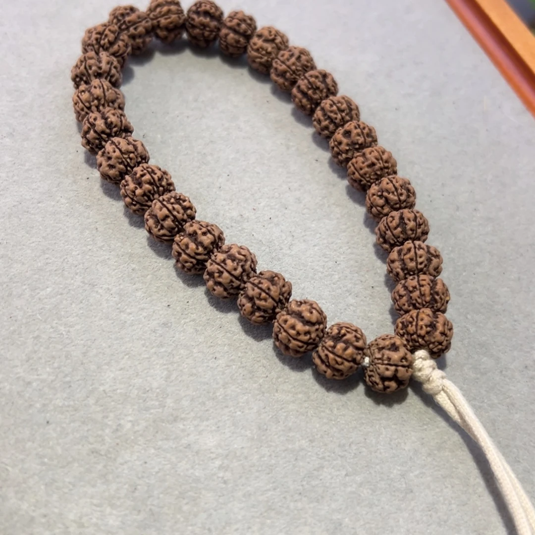 吊坠金刚菩提红方印帝王花手持12