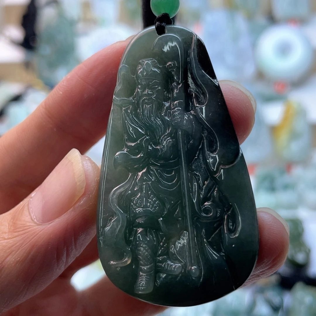 【闪购商品】颈饰未镶嵌翡翠关公