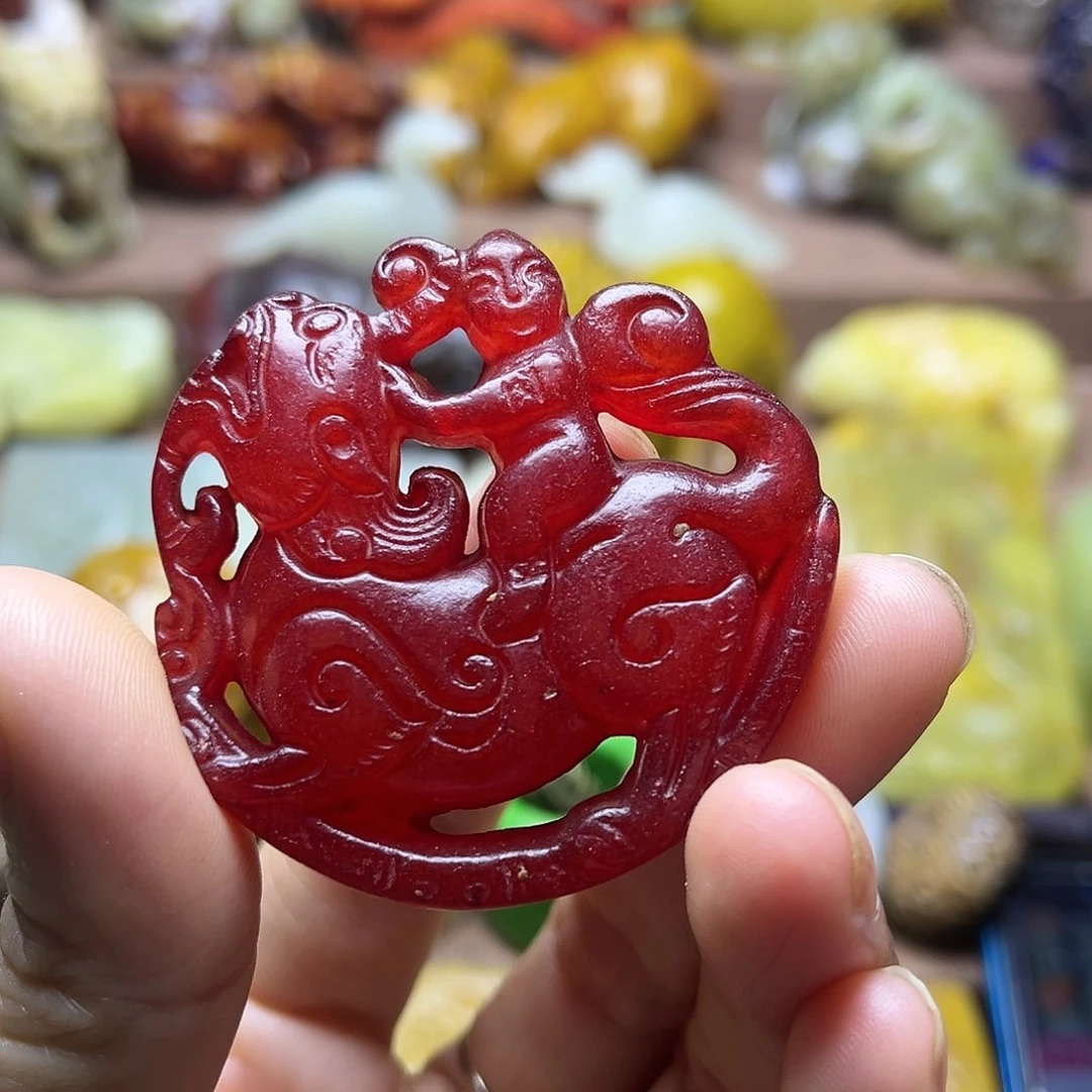 白玉菩提吊坠48。。